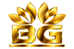 glossy gold bg crown emblem