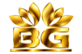 glossy gold bg crown emblem